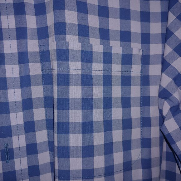 Abercrombie  Mens Size Medium Blue/Bluesish Mauve Cotton 100% - Picture 4 of 9